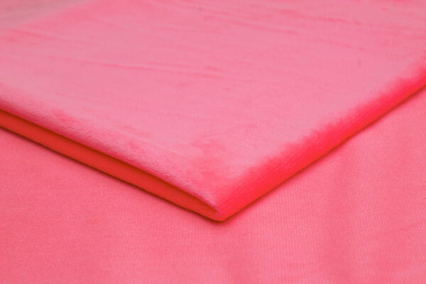 Kárpitozott falpanel-minky plüss neon pink - Image 3